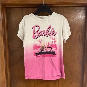 Barbie Kids' Pink and White Graphic T-Shirt